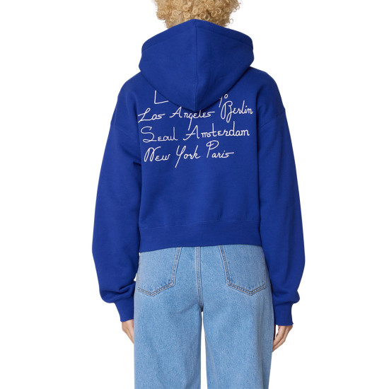 Obey Γυναικείο φούτερ Cities Cropped Hood Fleece